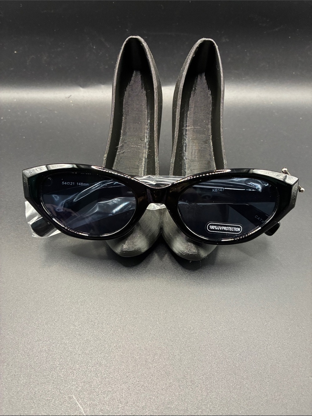 Pierced vision Fashion Nova Black Cat-Eye Sunglasses